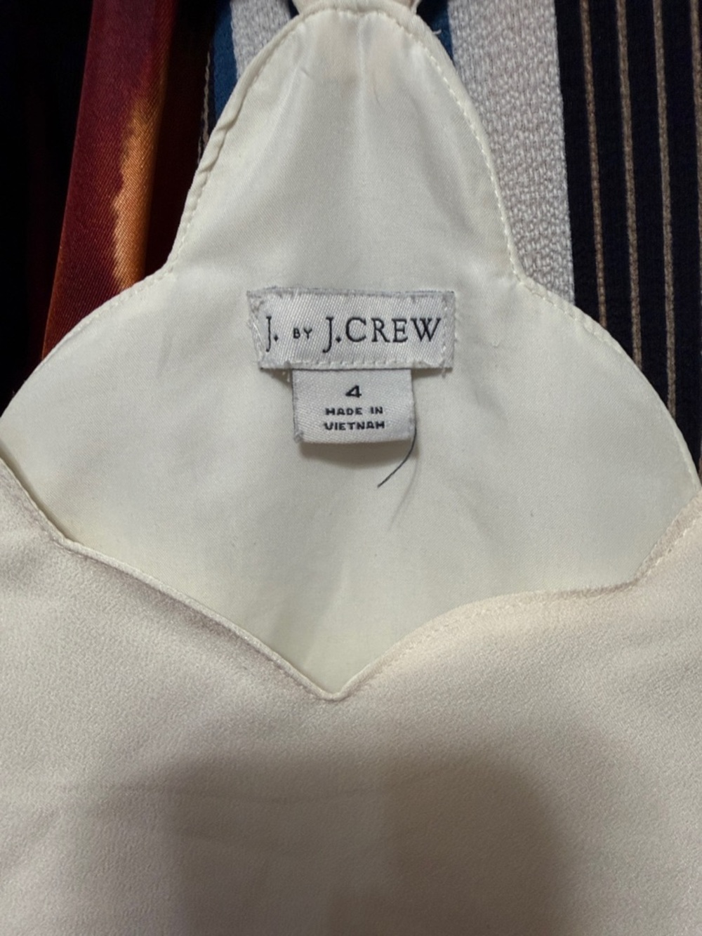JCrew Racerback Tank In White - Picture 2 of 5